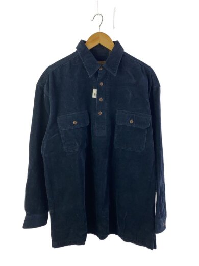 商品画像：長袖シャツ/L/コーデュロイ/NVY 1