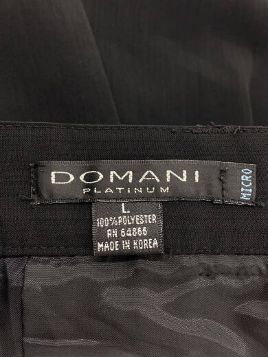 商品画像：DOMANI/ショートパンツ/L/ポリエステル/BLK/無地 4