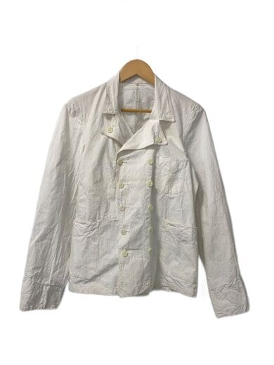 商品画像：ジャケット/44/コットン/WHT/無地 1