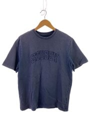 Tシャツ/S/コットン/NVY/無地