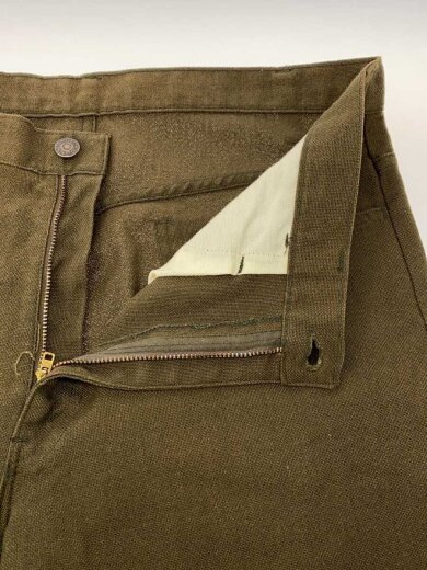 商品画像：60-70s/VT/BIGE/実寸W35/ポリエステル/ブラウン/スタプレ/汚れ有/黒タブ 3