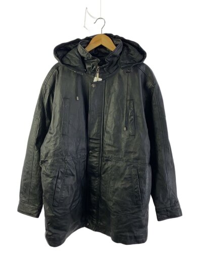 商品画像：SERGIOBENINI/レザージャケット・ブルゾン/XL/レザー/BLK/無地 1