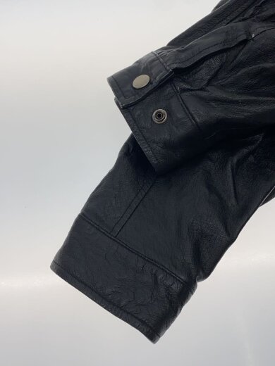 商品画像：SERGIOBENINI/レザージャケット・ブルゾン/XL/レザー/BLK/無地 4