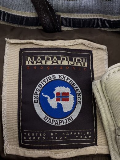 商品画像：ダウンベスト/M/コットン/BEG/プリント 3