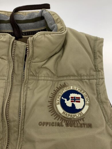 商品画像：ダウンベスト/M/コットン/BEG/プリント 5