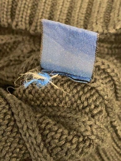 商品画像：80-90s/チルデンニット/slim fit/香港製/M/コットン/BLK 5