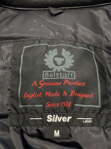 画像：Belstaffダウンジャケット/M/ナイロン/BLK/無地3