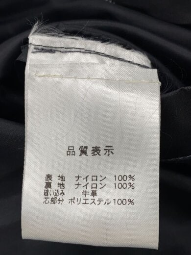 画像：Belstaffダウンジャケット/M/ナイロン/BLK/無地4