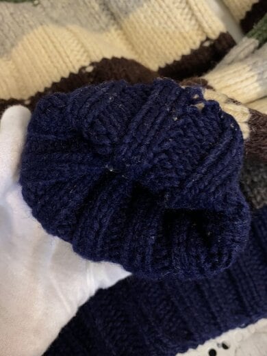 商品画像：SHETLANDER/ニット・セーター(厚手)/--/ウール/BEG/ボーダー 7