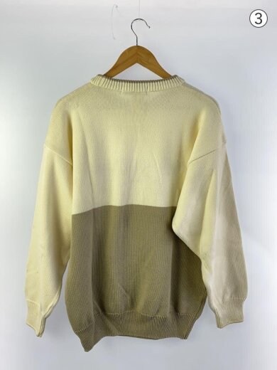 商品画像：ニット・セーター(厚手)/S/コットン/CRM/総柄 2