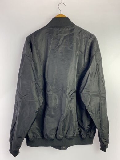 画像：Schottナイロンバーシティジャケット/スタジャン/--/ナイロン/BLK/31220552