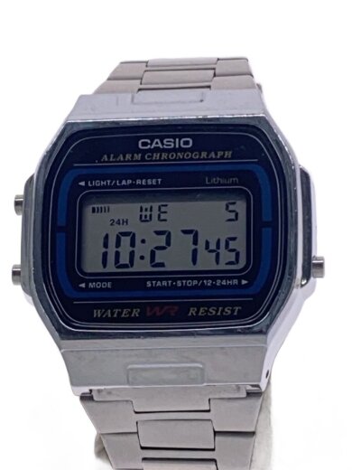 商品画像：腕時計/デジタル/ステンレス/BLK/SLV/SS// 1