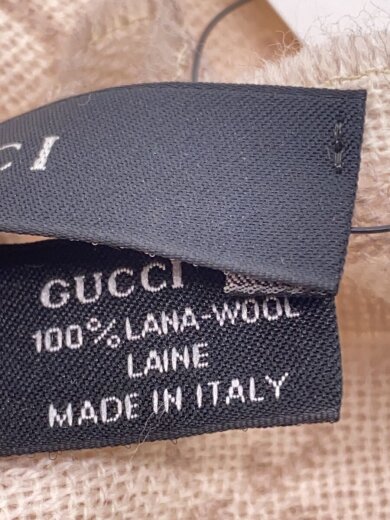 商品画像：GGロゴストール/ウール/BEG/総柄/レディース 3