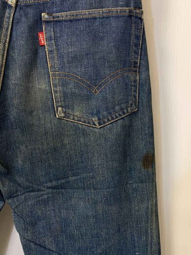 商品画像：60-70s/VT/505/BIGE/実寸W29/デニム/インディゴ/不均等V/汚れ有 8