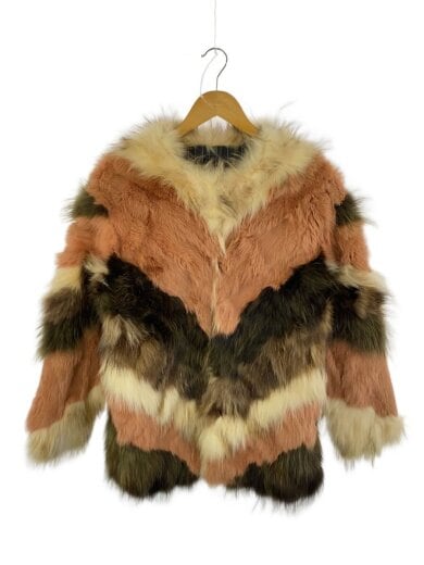 商品画像：ジャケット/1/ファー/BRW/無地/011630001901 1