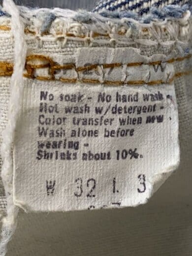 商品画像：80s/USA製/501/ストレートパンツ/裾上げ考慮/W32/コットン/IDG 5