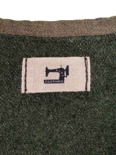 商品画像：ALLT MADE/ブランケットリメイク/ジャケット/--/ウール/GRN 3