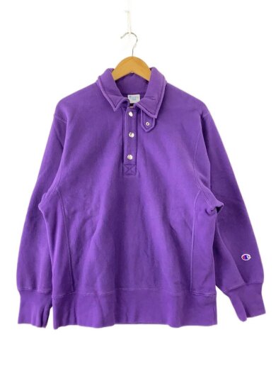 商品画像：ハーフスナップ/リバース/スウェット/S/コットン/GRY/C8-W015// 1