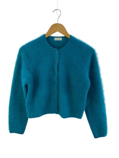 画像：BALLSEY25AW/フラッフィーヤーンクルーネックカーディガン/S/ウール/BLU/無地/11-02-54-023011