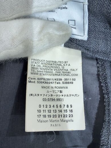 商品画像：11AW/スラックスパンツ/44/ウール/GRY/S30KA0247 6