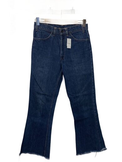 商品画像：70-80s/VT/646/実寸W30/デニム/インディゴ/オレンジタブ/スレ有/カットオフ/濃紺 1