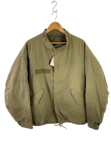 商品画像：ビッグシルエットライナーセットショートモッズコート/L/コットン/KHK/1251248900652 1