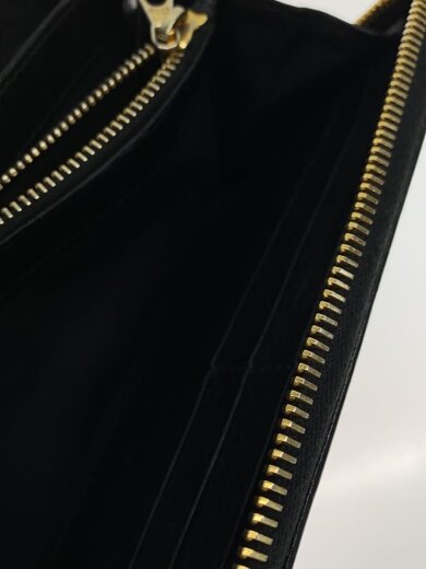 商品画像：ジャイアントコンチネンタルジップ/長財布/レザー/BLK/レディース/253053・1000// 6