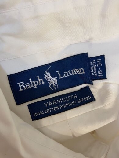 商品画像：YARMOUTH/長袖シャツ/16/コットン/WHT 3