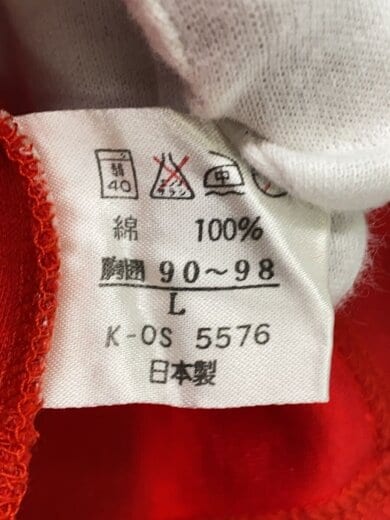 商品画像：ポロシャツ/L/コットン/RED/プリント// 4