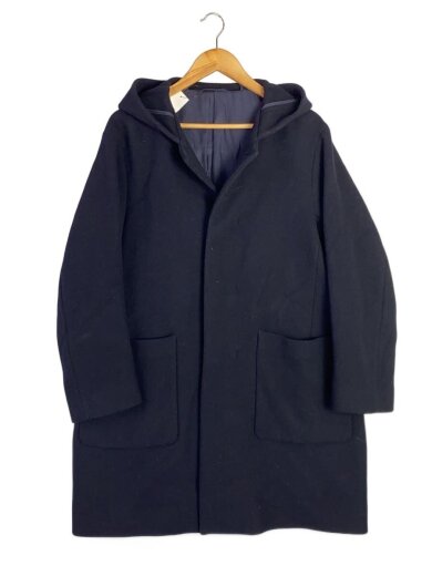 商品画像：18AW/ウールフライフロントフーデットコート/コート/S/ウール/NVY/1125-139-6819// 1