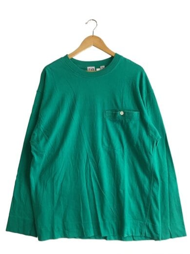 商品画像：OLD/オールド/ポケットT/長袖Tシャツ/XL/コットン/GRN// 1