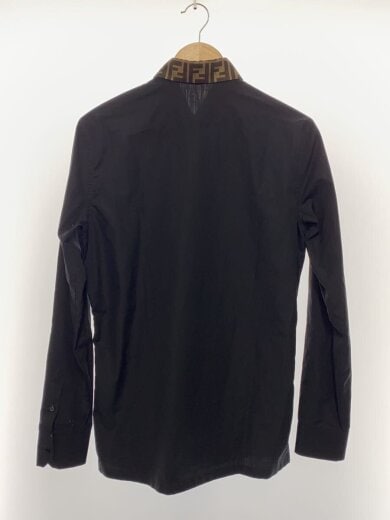 商品画像：ズッカ柄/長袖シャツ/38/コットン/BLK/FS0751// 2