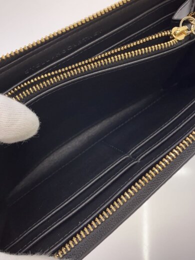 商品画像：ロゴコンチネンタル長財布/レザー/BLK/無地/レディース// 6