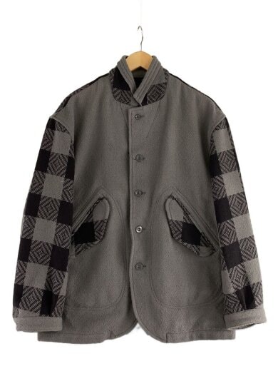 商品画像：22AW/MELTON CPO JKT/ジャケット/M/ウール/GRY/無地// 1