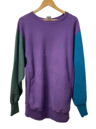 商品画像：90s/USA製/REVERSE WEAVE/クレイジーパタースウェット/XXL/コットン/マルチカラー// 1