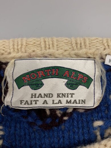 商品画像：80s/ノルディック/ハンドニット/NORTH ALPS/ニット・セーター(厚手)/M/ウール/BEG/総// 3