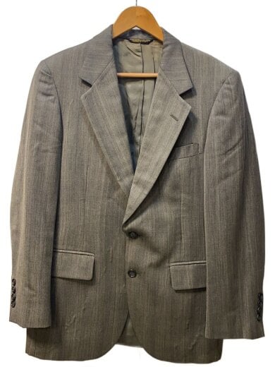 商品画像：80s/USA製/NINO CERRUTI/テーラードジャケット/--/ウール/GRY/ヘリンボーン 1