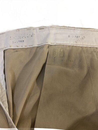 商品画像：40s/VT/US/ARMY/M-43移行期/チノパンツ/その他/コットン/ベージュ/ダメージ多 4