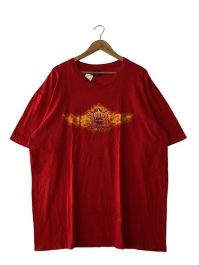 商品画像：Tシャツ/XXL/コットン/RED/プリント// 1