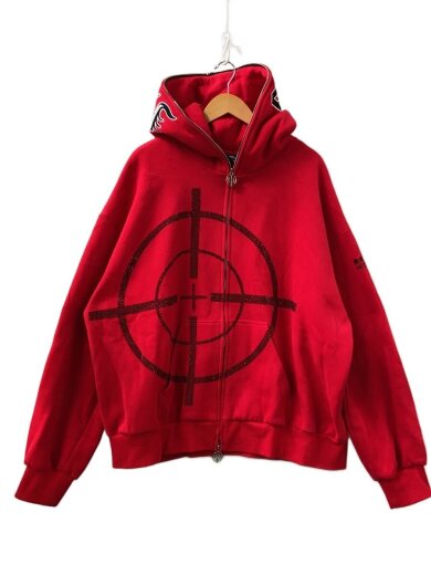 商品画像：NAMED collective/ジップパーカー/XXL/コットン/RED/プリント// 1