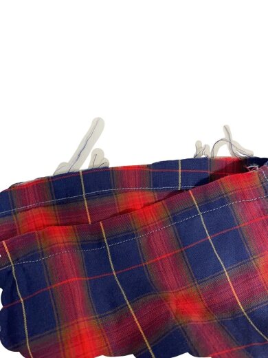 商品画像：DONEGAL/60s～/オープンカラー/ボックス/半袖シャツ/15.5/コットン/RED/オンブレCK// 5