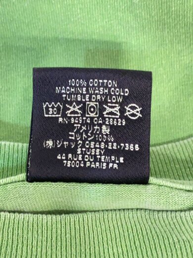 商品画像：Tシャツ/L/コットン/GRN/プリント// 4