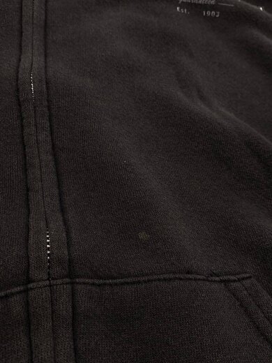 商品画像：ジップパーカー/XL/コットン/BLK/無地// 6