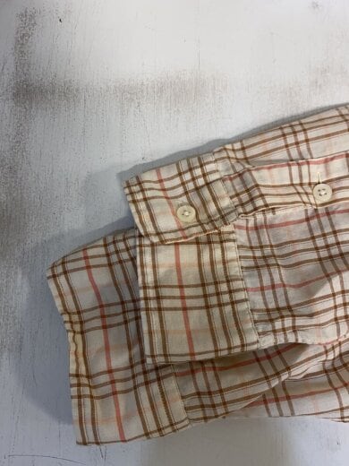 商品画像：長袖シャツ/XL/コットン/BEG/チェック 5