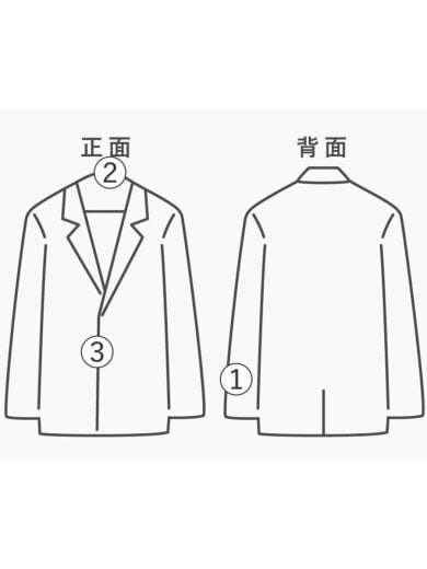 商品画像：ジャケット/S/コットン/NVY/無地// 9