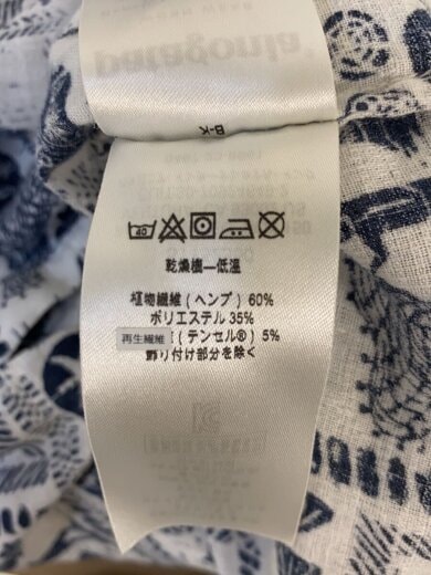商品画像：半袖シャツ/XS/リネン/NVY/総柄/STY52550SP18 5