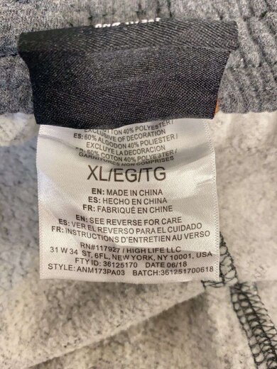 商品画像：カーゴパンツ/XL/コットン/GRY/無地 5
