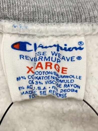 商品画像：80s/USA製/REVERSE WEAVE/カーディガン(厚手)/XL/コットン/GRY// 4