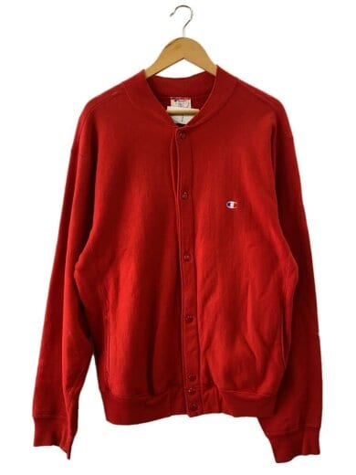 商品画像：80s/USA製/REVERSE WEAVE/リバース/カーディガン(厚手)/L/コットン/RED// 1