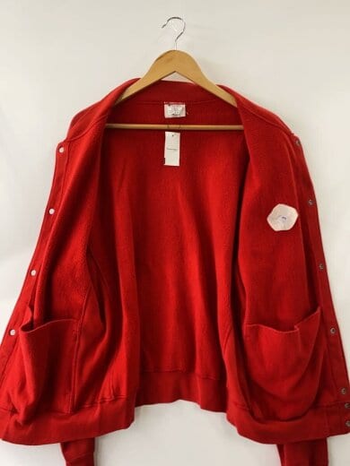 商品画像：80s/USA製/REVERSE WEAVE/リバース/カーディガン(厚手)/L/コットン/RED// 3